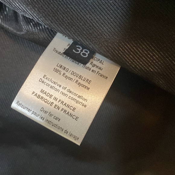 1 hour sale New with Tag Nour Hammour Burgundy Studded Erin Leather Jacket - Picture 12 of 17